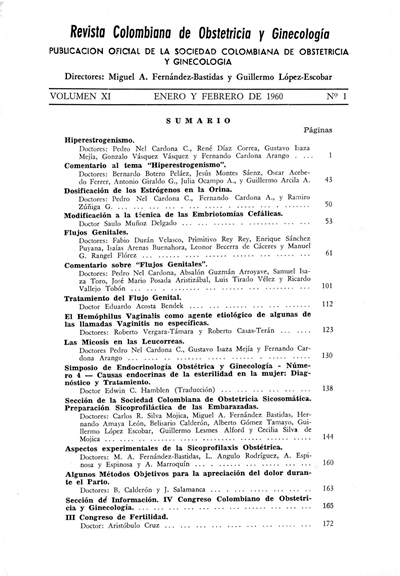 					Ver Vol. 11 Núm. 1 (1960): ENERO-FEBRERO 1960
				