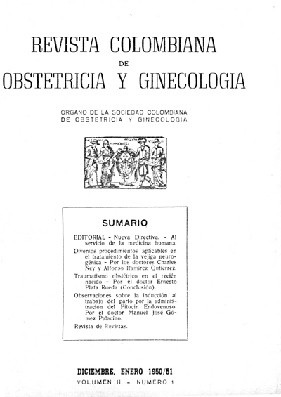 					View Vol. 2 No. 1 (1951): DICIEMBRE-ENERO 1950
				