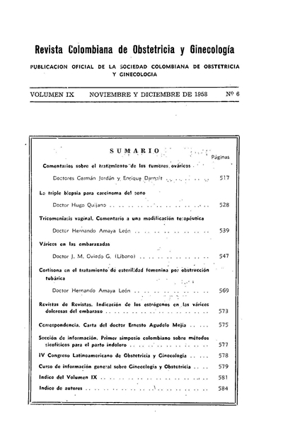 					Ver Vol. 9 Núm. 6 (1958): NOVIEMBRE-DICIEMBRE 1958
				