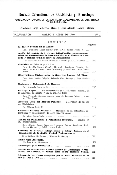 					Ver Vol. 11 Núm. 2 (1960): MARZO-ABRIL 1960
				