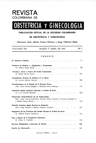 					Ver Vol. 12 Núm. 2 (1961): MARZO-ABRIL 1961
				