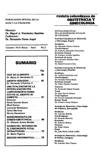 					Ver Vol. 30 Núm. 2 (1979): MARZO-ABRIL 1979
				